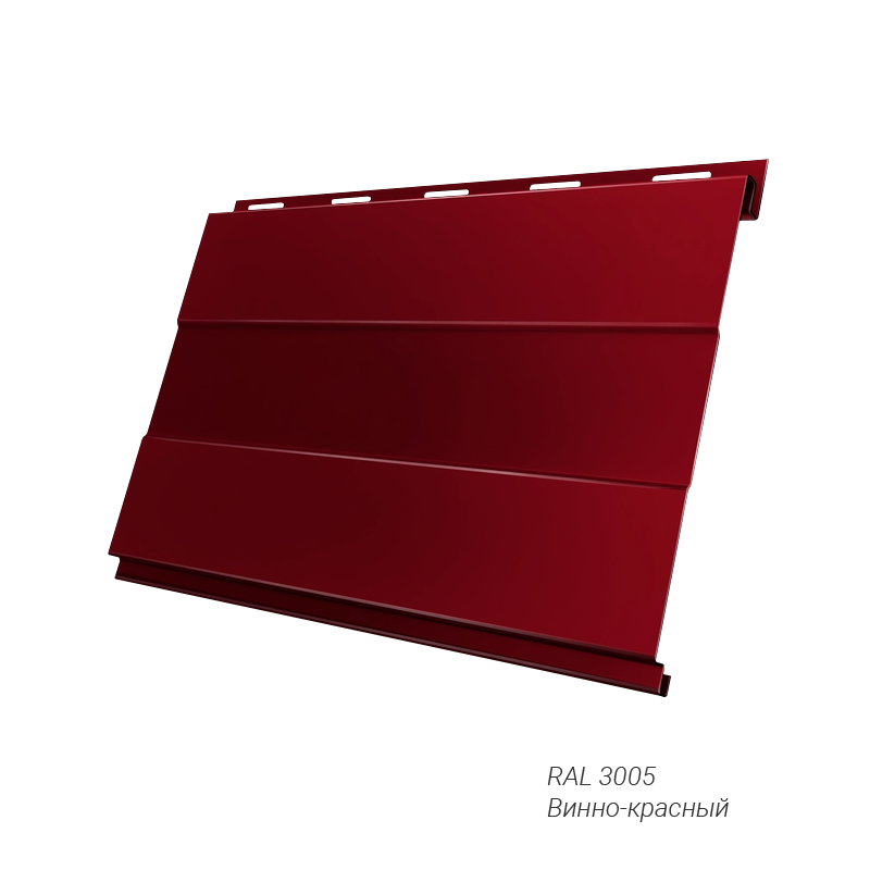 Сайдинг Вертикаль prof Grand Line 0,5 мм покрытие Satin® заказной цвет