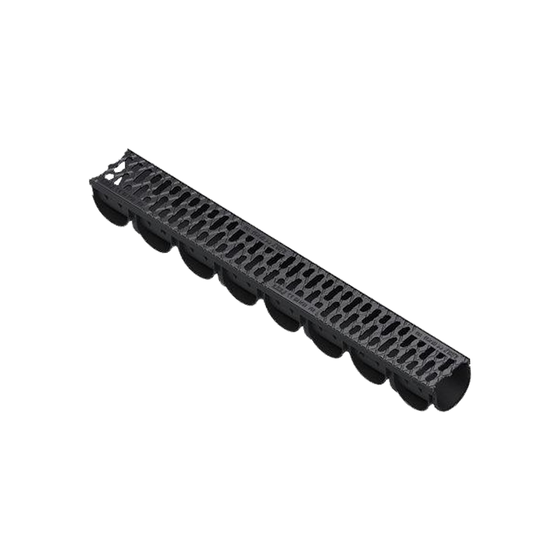 Канал (лоток) водоотводный ЛВ-10.14.10 S'park 3 DN100 пластиковый с решеткой 1000x130 мм H100 088203 Standartpark