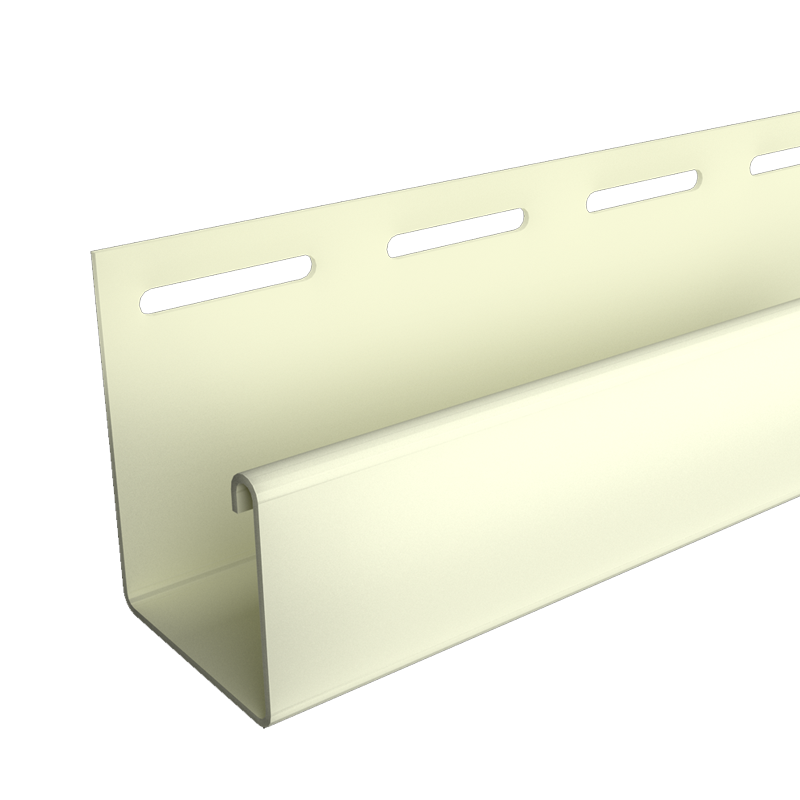 J-профиль J30 для фасадной панели Docke FELS/BERGART Слоновая кость 3000 мм